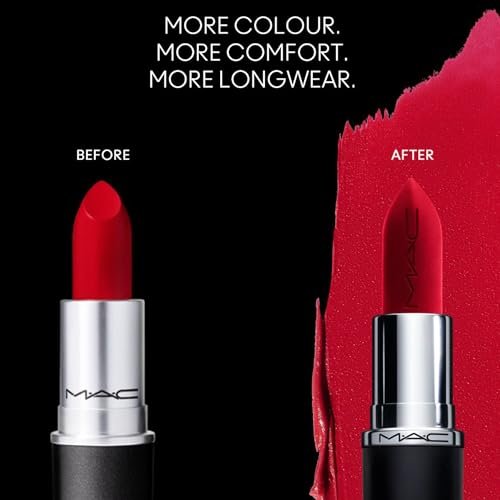 MAC Macximal Silky Matte Lipstick - Velvet Teddy - 0.11 oz - Cranberry - görsel 10