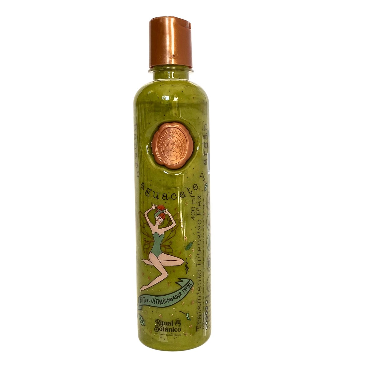 Ritual Botanico Tratamiento Natural Intensivo Plex con Banana, Aguacate y Argan - 400 ml (13.53 Fl Oz) - Sin Dimethicone ni Silicon - Green Avelisse