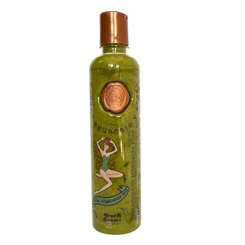 Ritual Botanico Tratamiento Natural Intensivo Plex con Banana, Aguacate y Argan - 400 ml (13.53 Fl Oz) - Sin Dimethicone ni Silicon - Green Avelisse