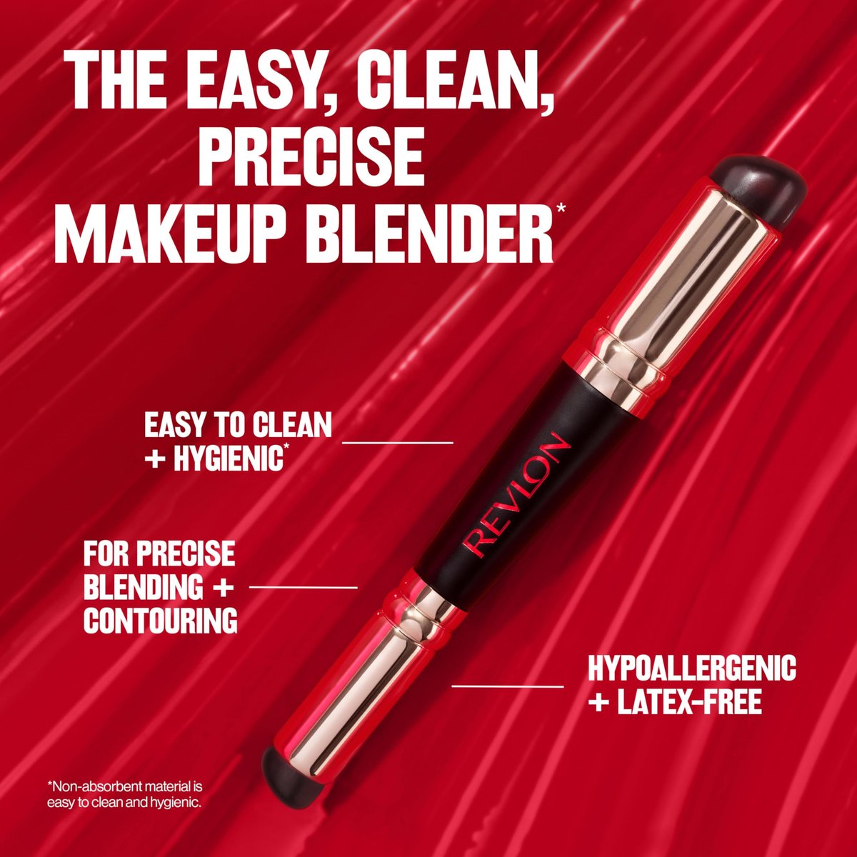 Revlon Dual Ended Jelly Makeup Blender Tool - Silicone Applicator for Blush, Bronzer, Concealer, Contour, Eyes & Lips, 1 Count - görsel 7