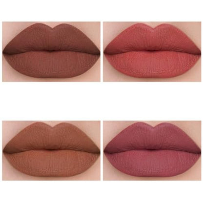 Baorder 12 Colors Matte Lip Liner Set - Waterproof, Long-Lasting Nude Lip Pencils for Defining & Filling