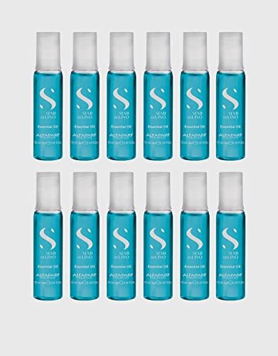 ALFAPARF MILANO Semi Di Lino Sublime Essential Hair Oil Treatment – Lightweight Hair Oil for Glossy, Shiny Hair – 12 Vials, 5.28 Fl Oz Avelisse