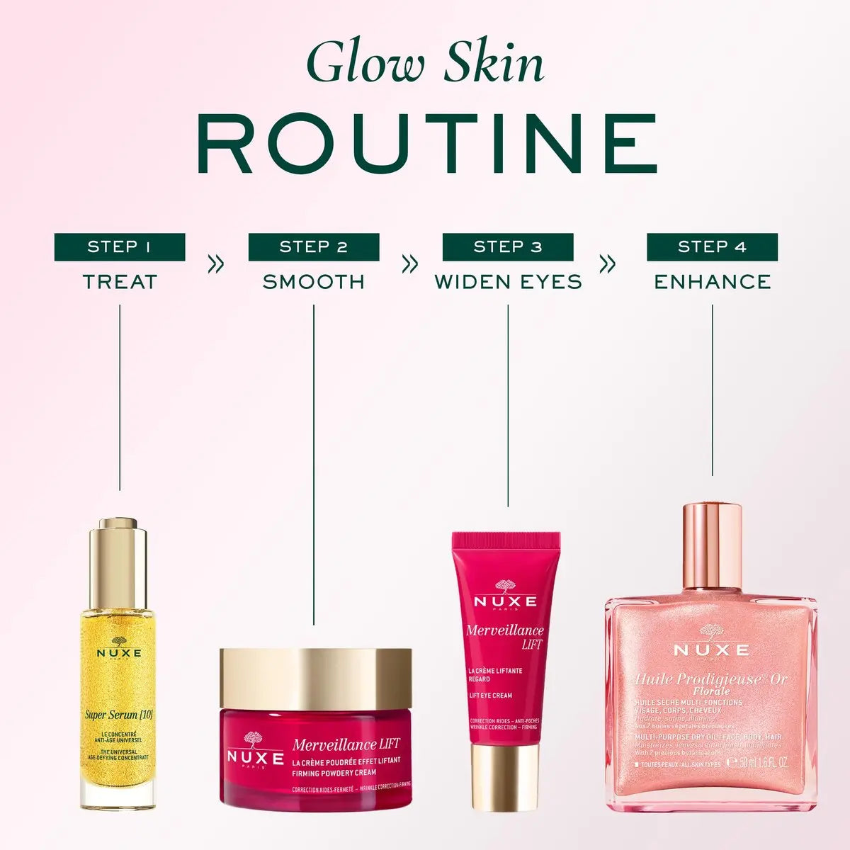 Nuxe Huile Prodigieuse Floral Shimmering Multi-Purpose Dry Oil - Radiant Glow & Hydration, 1.6 Fl Oz Avelisse