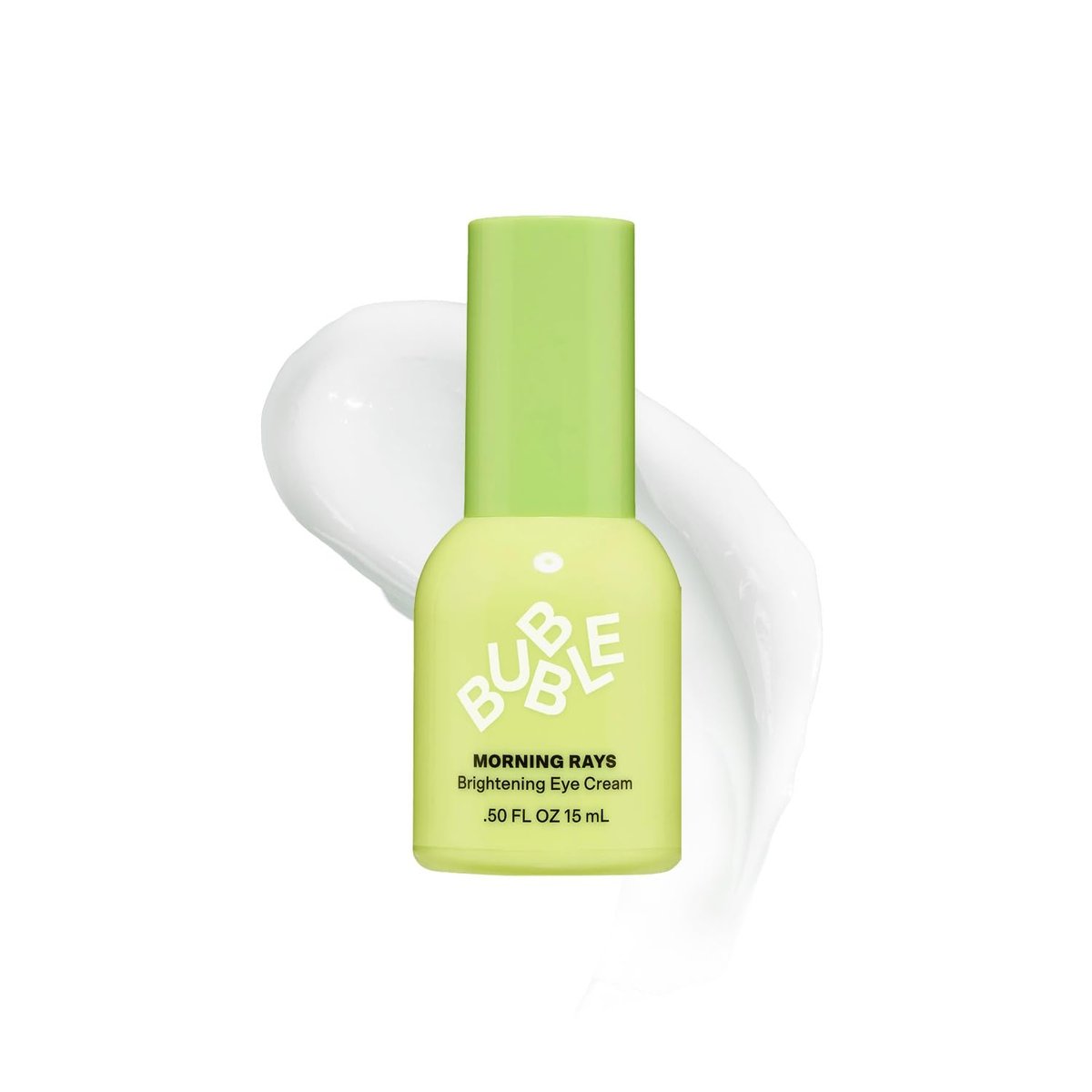 Bubble Skincare Morning Rays Brightening Eye Cream - Vitamin C Under Eye Cream for Dark Circles & Puffiness - Enriched with Green Tea Extract to Calm, Protect & Soothe Skin (15ml) Avelisse