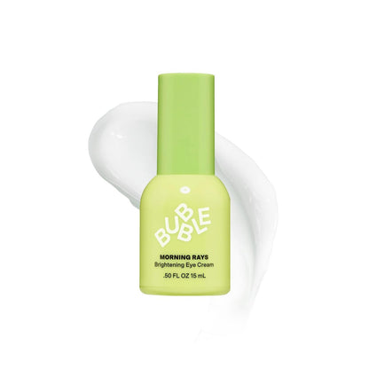 Bubble Skincare Morning Rays Brightening Eye Cream - Vitamin C Under Eye Cream for Dark Circles & Puffiness - Enriched with Green Tea Extract to Calm, Protect & Soothe Skin (15ml) Avelisse