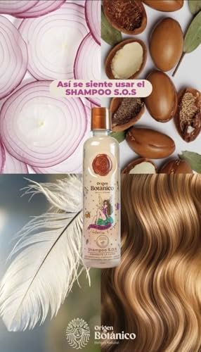 Ritual Botanico Shampoo Ultra Reparador S.O.S - Cebolla y Argan, Sin Sal ni Sulfatos, 400ml Avelisse