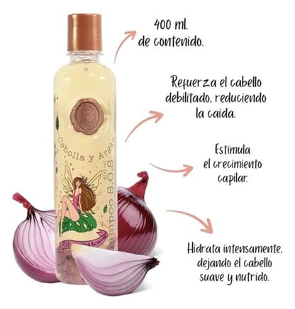 Ritual Botanico Shampoo Ultra Reparador S.O.S - Cebolla y Argan, Sin Sal ni Sulfatos, 400ml Avelisse