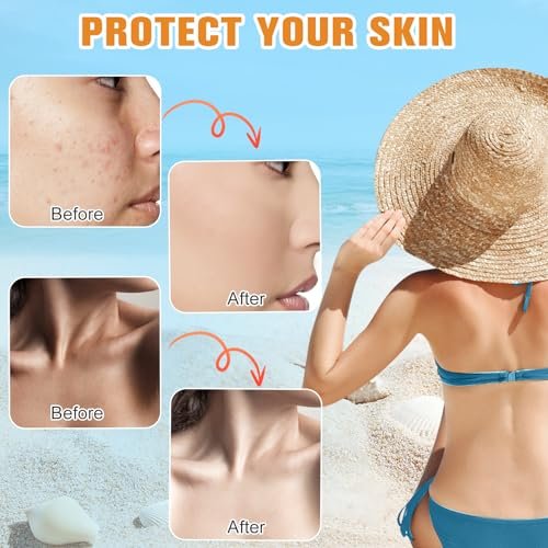 Tinted Sunscreen for Face SPF 50 - Universal Protector Solar Con Color, Face Sunscreen Moisturizer, Hydrating Sun Essence, No Sticky | Travel Size Sunscreen (2-Pack) Avelisse