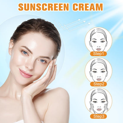 Tinted Sunscreen for Face SPF 50 - Universal Protector Solar Con Color, Face Sunscreen Moisturizer, Hydrating Sun Essence, No Sticky | Travel Size Sunscreen (2-Pack) Avelisse
