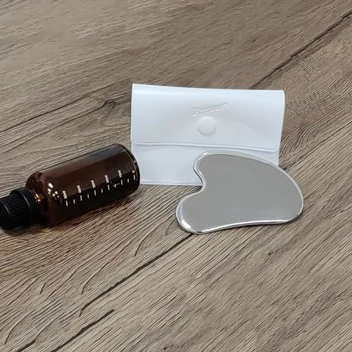 BYYDDIY Spherical Surface Stainless Steel Gua Sha Facial Tool – Tighten Skin, Reduce Wrinkles, Body & Eye Massager (Silver) - görsel 4