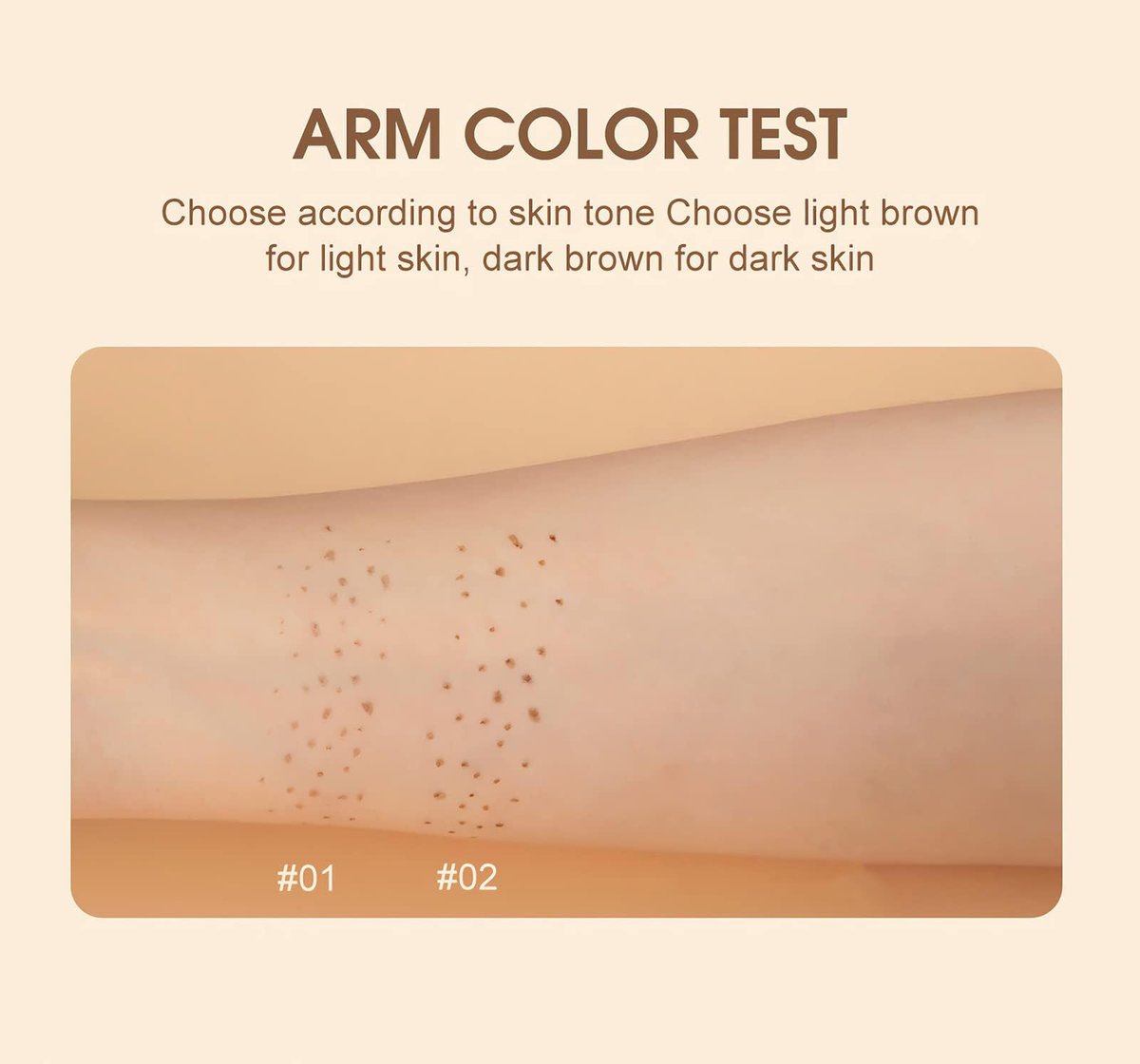 YEOSMINE Freckle Pen 2PCS Waterproof Natural Lifelike Faux Freckle Makeup Pen - Brown, Longlasting Soft Small Dot Pen for Effortless Sunkissed Skin - görsel 5