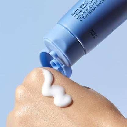 Prequel Skin Hand Wrap Hand Cream – Deep Nourishing Moisturizing Formula for Dry Cracked Hands – Non-Greasy Unscented Balm with Moisture Lock – 3.4 oz