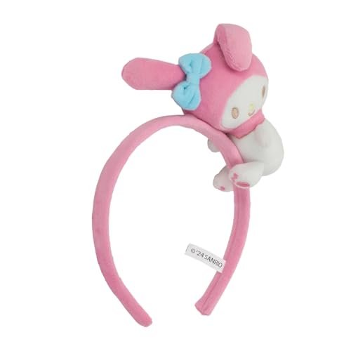 My Melody Pink Headband with Character Charm & Plush - Sanrio Kawaii Hair Accessory - görsel 4