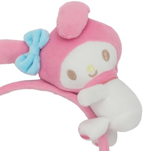 My Melody Pink Headband with Character Charm & Plush - Sanrio Kawaii Hair Accessory - görsel 8