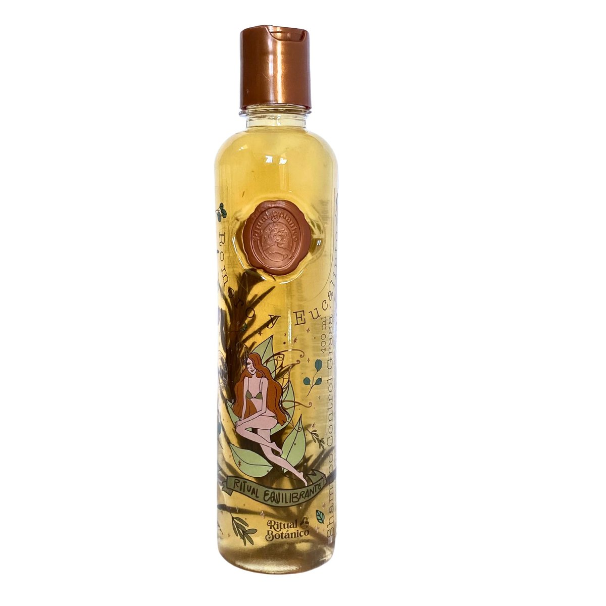 Ritual Botanico Shampoo Control Grasa Romero y Eucalipto - Sin Sulfatos, Siliconas ni Dimeticona - 400ml Avelisse