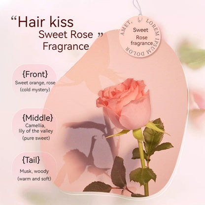 CLY AMS Hair Perfume Oil – Rose Scented Hair Treatment for Smooth, Shiny, Split-Free Hair, Ideal for Frizzy & Damaged Hair (1.41 Fl Oz)