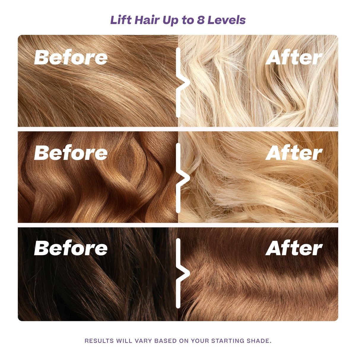 Hally Gentle Hair Bleach Kit – Ammonia Free Hair Lightener with Conditioning System | Gentle Lift Up to 8 Levels | Vegan, No PPD, No Resorcinol | Salon-Inspired At-Home Totally Clean Bleach Avelisse