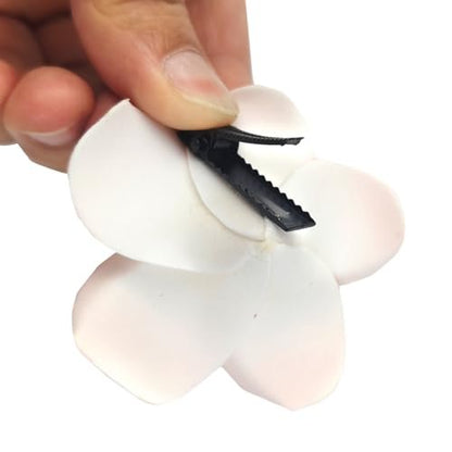 ROYHOO 40-Piece Frangipani Artificial Foam Hair Clips – Tropical Wedding & Luau Party Decorations (Multicolor) Avelisse
