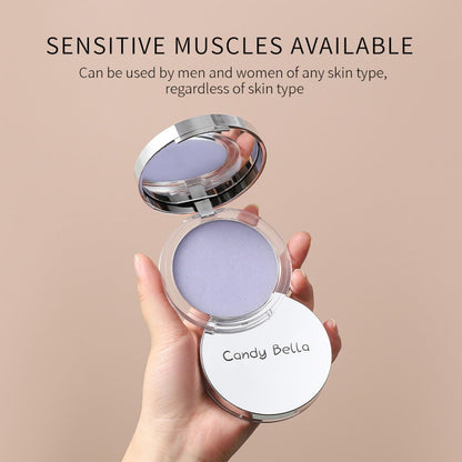 Matte Foundation Powder - Jelly Setting Powder with Mini Puff, Oil Control Face Pressed Powder for Long-Lasting Silky Blurring Waterproof Makeup