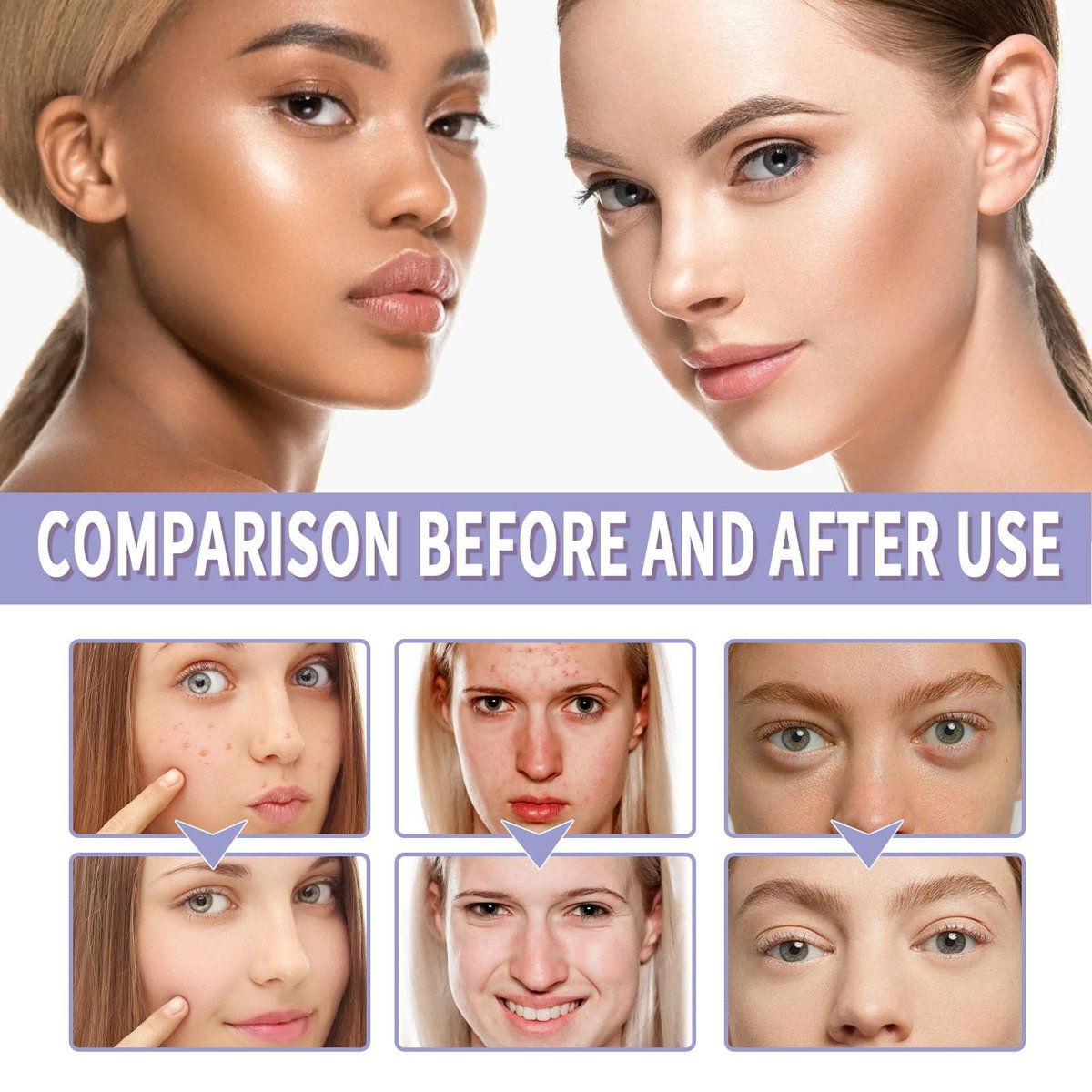 Matte Foundation Powder - Jelly Setting Powder with Mini Puff, Oil Control Face Pressed Powder for Long-Lasting Silky Blurring Waterproof Makeup - görsel 9