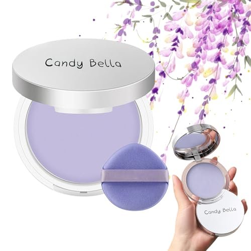 Matte Foundation Powder - Jelly Setting Powder with Mini Puff, Oil Control Face Pressed Powder for Long-Lasting Silky Blurring Waterproof Makeup - görsel 2