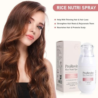 Daioai 2-Pack Natural Rice Water Hair Growth Spray for Thinning Hair - 1.69 Fl Oz Each Avelisse