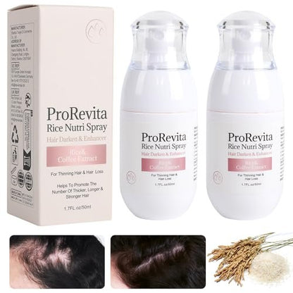 Daioai 2-Pack Natural Rice Water Hair Growth Spray for Thinning Hair - 1.69 Fl Oz Each Avelisse