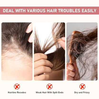 Daioai 2-Pack Natural Rice Water Hair Growth Spray for Thinning Hair - 1.69 Fl Oz Each Avelisse