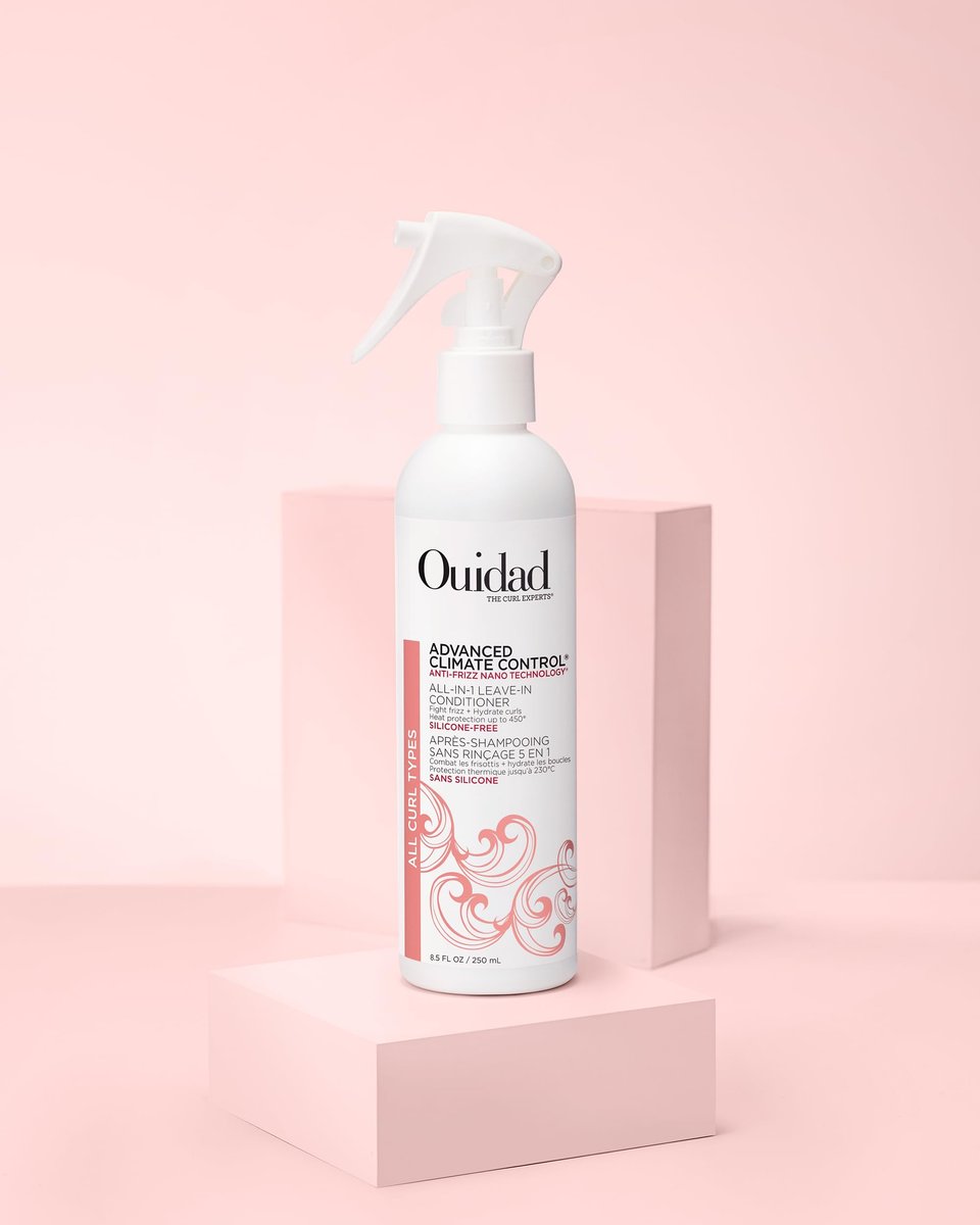 Ouidad Advanced Climate Control Holding Spray - Flexible Curly Hair Spray for Voluminous, Frizz-Free Curls (8.5 fl oz) Avelisse