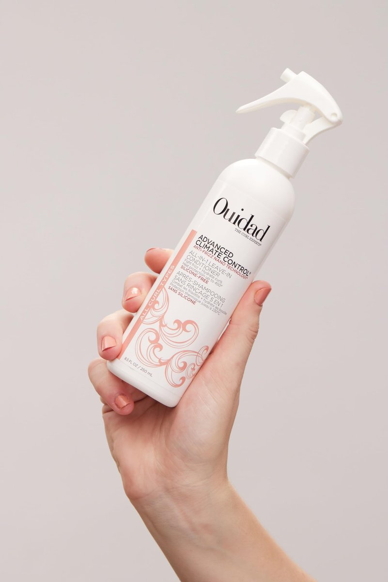 Ouidad Advanced Climate Control Leave In Conditioner for Curly Hair - 8.5 fl oz Multi-Use Curl Leave In Conditioner & Heat Protectant Spray - görsel 10