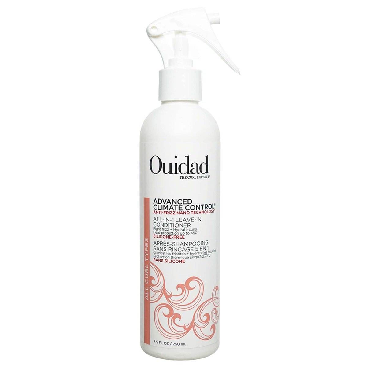 Ouidad Advanced Climate Control Leave In Conditioner for Curly Hair - 8.5 fl oz Multi-Use Curl Leave In Conditioner & Heat Protectant Spray - görsel 2