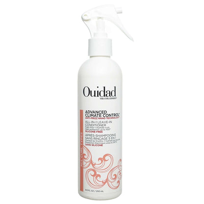 Ouidad Advanced Climate Control Leave In Conditioner for Curly Hair - 8.5 fl oz Multi-Use Curl Leave In Conditioner & Heat Protectant Spray