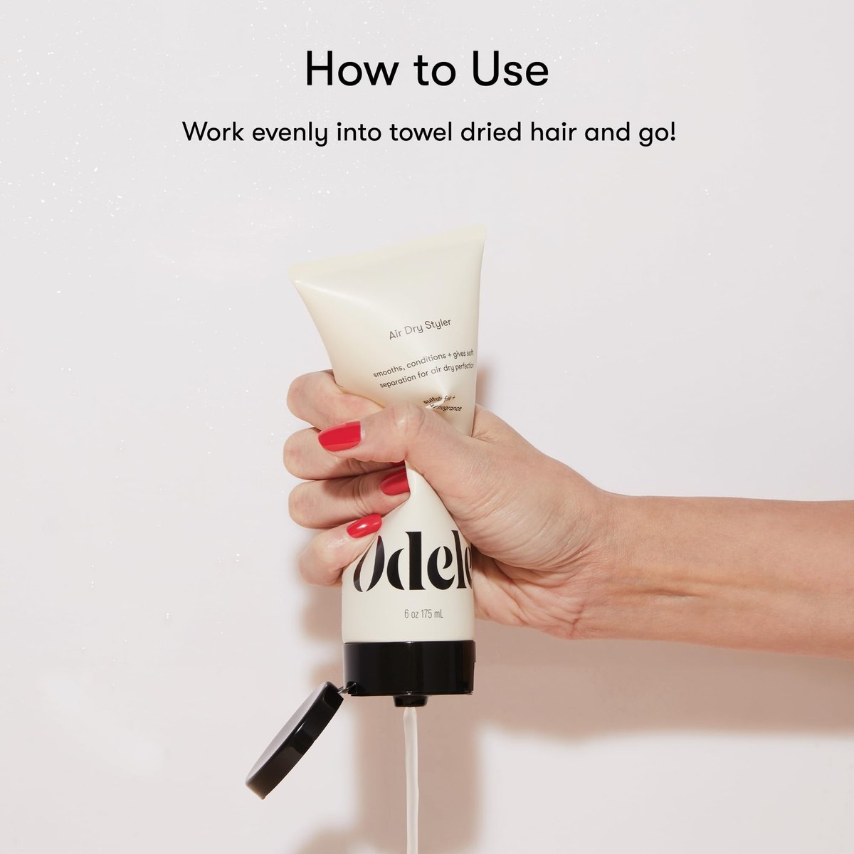 Odele Air Dry Styler - No-Heat Styling Gel for Frizz-Free, Defined Hair (6 oz) - görsel 9