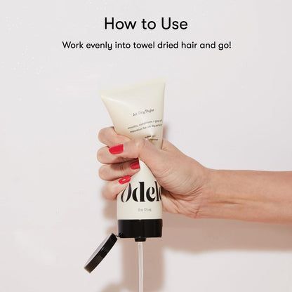 Odele Air Dry Styler - No-Heat Styling Gel for Frizz-Free, Defined Hair (6 oz)