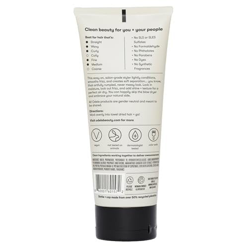 Odele Air Dry Styler - No-Heat Styling Gel for Frizz-Free, Defined Hair (6 oz) - görsel 14