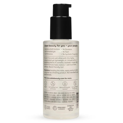 Odele Hair Oil with Baobab & Argan Oils - Lightweight Frizz Control, Shine & Hydration for All Hair Types, 1.7 Fl Oz