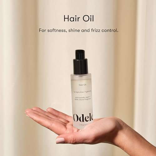Odele Hair Oil with Baobab & Argan Oils - Lightweight Frizz Control, Shine & Hydration for All Hair Types, 1.7 Fl Oz - görsel 4