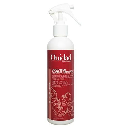 Ouidad Advanced Climate Control Holding Spray - Flexible Curly Hair Spray for Voluminous, Frizz-Free Curls (8.5 fl oz) Avelisse