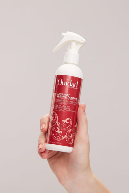 Ouidad Advanced Climate Control Holding Spray - Flexible Curly Hair Spray for Voluminous, Frizz-Free Curls (8.5 fl oz) Avelisse