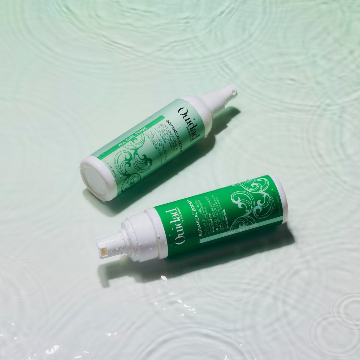 Ouidad Botanical Boost Multi-Use Mousse for Curly Hair, 7 fl oz - Lightweight Styling Foam, Curl Enhancer Restores, Hydrates & Adds Shine, No Silicone, Sulfates & Parabens Avelisse