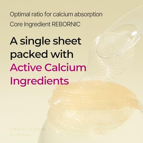Dr.Melaxin Cemenrete Calcium Volume Eye Patches – 60 Patches for Sagging Skin, Wrinkles, Puffy Eyes & Dark Circles Avelisse