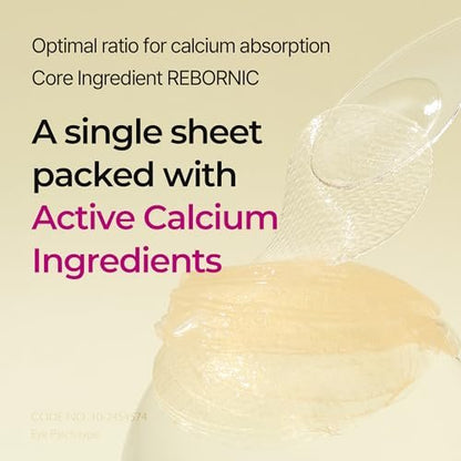 Dr.Melaxin Cemenrete Calcium Volume Eye Patches – 60 Patches for Sagging Skin, Wrinkles, Puffy Eyes & Dark Circles Avelisse