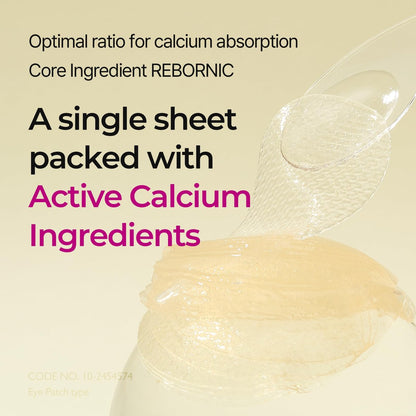 Dr.Melaxin Cemenrete Calcium Volume Eye Patches – 60 Patches for Sagging Skin, Wrinkles, Puffy Eyes & Dark Circles Avelisse
