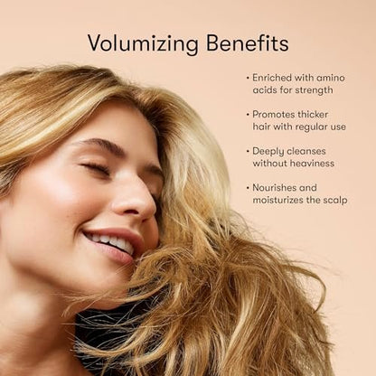 Odele Volumizing Sulfate-Free Shampoo & Conditioner Set - Adds Moisture, Shine, and Fullness for Straight or Wavy Hair - 13 Fl Oz Each (2-Pack) Avelisse