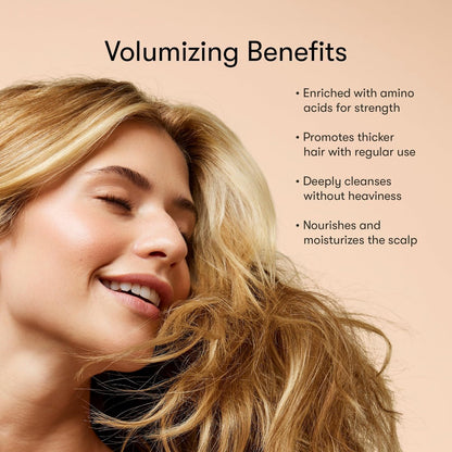 Odele Volumizing Sulfate-Free Shampoo & Conditioner Set - Adds Moisture, Shine, and Fullness for Straight or Wavy Hair - 13 Fl Oz Each (2-Pack) Avelisse