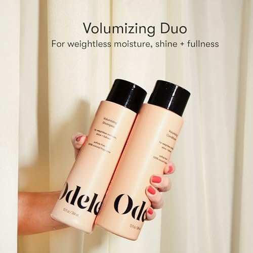 Odele Volumizing Sulfate-Free Shampoo & Conditioner Set - Adds Moisture, Shine, and Fullness for Straight or Wavy Hair - 13 Fl Oz Each (2-Pack) Avelisse