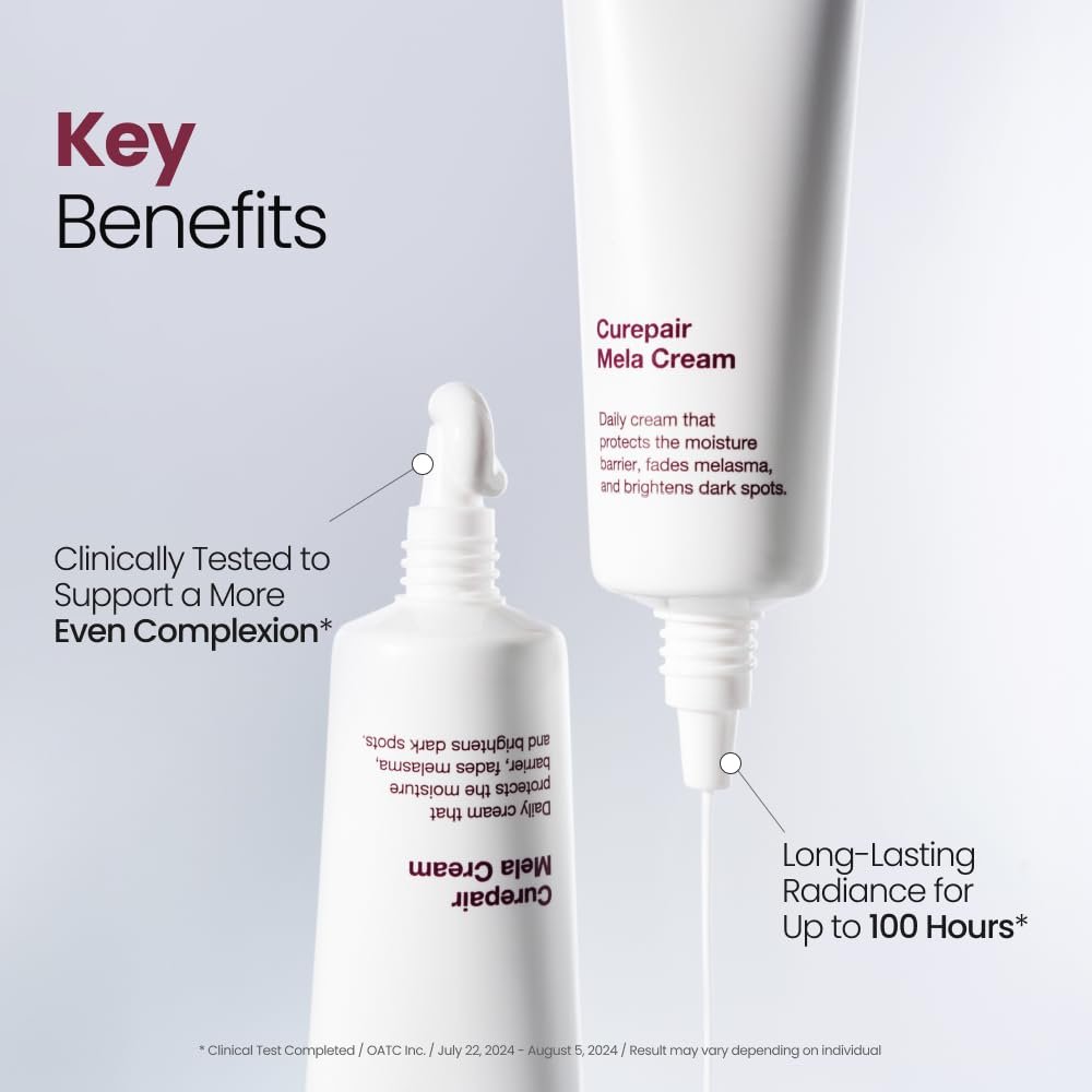 Kopher Curepair Mela Cream [4ever Edition] - Soothing & Repairing Moisturizer for Sensitive Skin with 10 Growth Factors, Redness Relief, Barrier Strengthening, Korean Skincare (1.18 fl.oz.) Avelisse