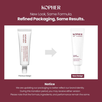 Kopher Curepair Mela Cream [4ever Edition] - Soothing & Repairing Moisturizer for Sensitive Skin with 10 Growth Factors, Redness Relief, Barrier Strengthening, Korean Skincare (1.18 fl.oz.) Avelisse