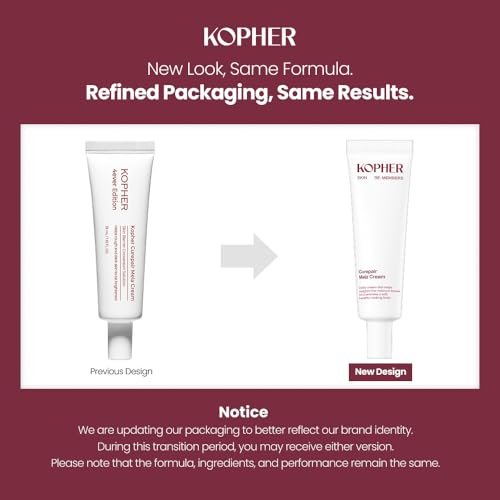 Kopher Curepair Mela Cream [4ever Edition] - Soothing & Repairing Moisturizer for Sensitive Skin with 10 Growth Factors, Redness Relief, Barrier Strengthening, Korean Skincare (1.18 fl.oz.) Avelisse