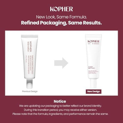 Kopher Curepair Mela Cream [4ever Edition] - Soothing & Repairing Moisturizer for Sensitive Skin with 10 Growth Factors, Redness Relief, Barrier Strengthening, Korean Skincare (1.18 fl.oz.) Avelisse